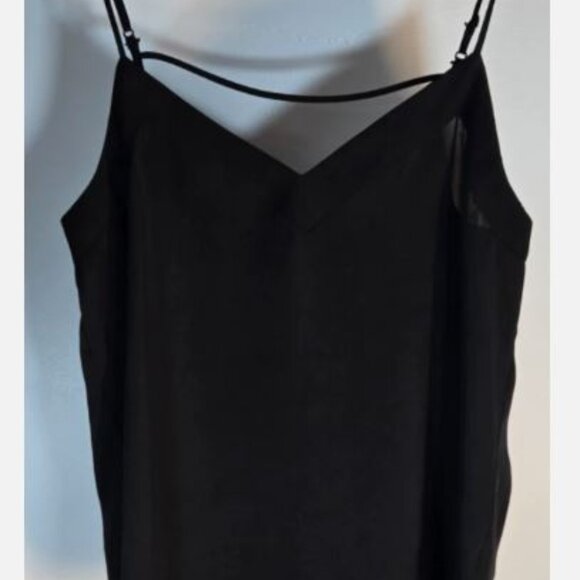 Express Black Adjustable Strap V-Neck Camisole Tank Top Women’s Size S - Picture 3 of 9